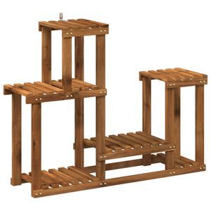 vidaXL Taimede alus Naturaalne 90 x 25 x 73 cm Tugev akatsiapuu
