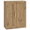 vidaXL Seinekapp Seinale kinnitav Artisan tamm 69,5 x 34 x 90 cm