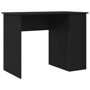 vidaXL kirjutuslaud, must tamm, 100 x 55 x 75 cm, t&ouml;&ouml;deldud puit