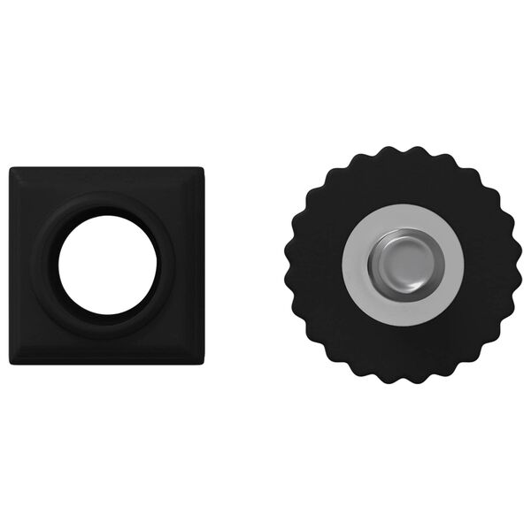 vidaXL M&ouml;&ouml;bli tasandajad Reguleeritav 2 pcs Must M6 PP