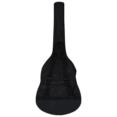 vidaXL kitarrikott 3/4 klassikalisele kitarrile, must 94x35 cm kangas