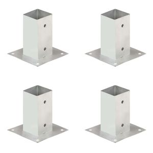 vidaXL postiankrud 4 tk, tsingitud metall, 71 mm