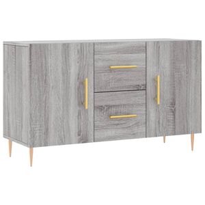 vidaXL puhvetkapp, hall Sonoma tamm, 100 x 36 x 60 cm, tehispuit