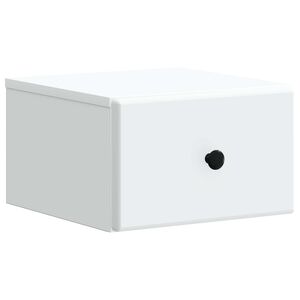 vidaXL Seinale kinnitatav &ouml;&ouml;tis Valge 34,5 x 33 x 20 cm Tehispuit