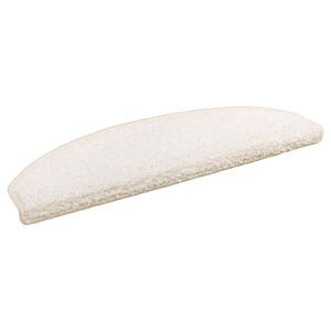 vidaXL Iseliimuvad treppimatid 15 pcs Valge 80 x 24,5 x 3,5 cm