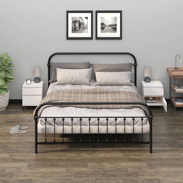 vidaXL &ouml;&ouml;kapid 2 tk, valge, 40 x 35 x 50 cm