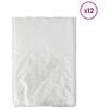 vidaXL Tolmuplaat 12 pcs L&auml;bipaistev 400 x 500 cm HDPE