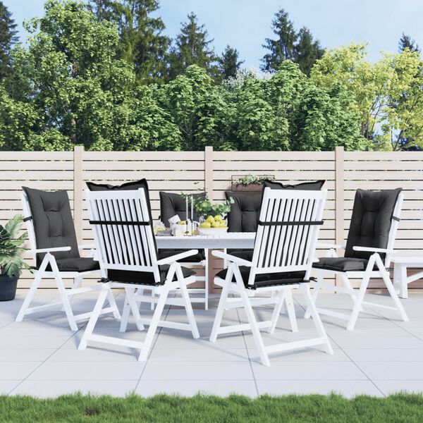 vidaXL k&otilde;rge seljatoega toolipadjad 6 tk 120x50x7 cm, kangas