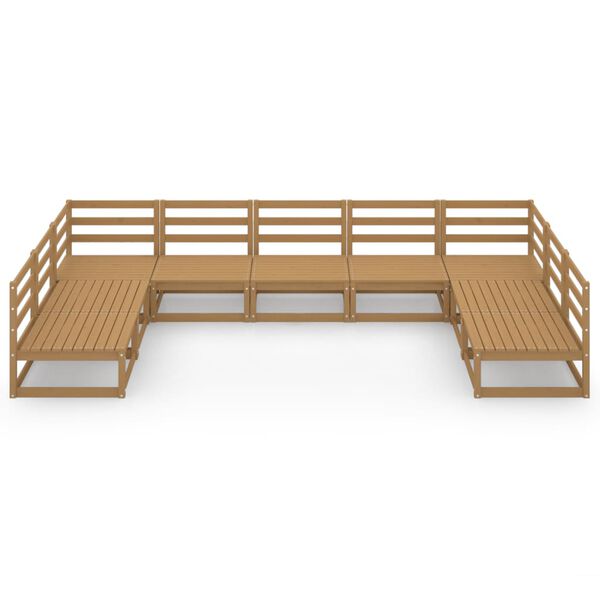 vidaXL 9-osaline aiam&ouml;&ouml;blikomplekt, m&auml;nnipuit