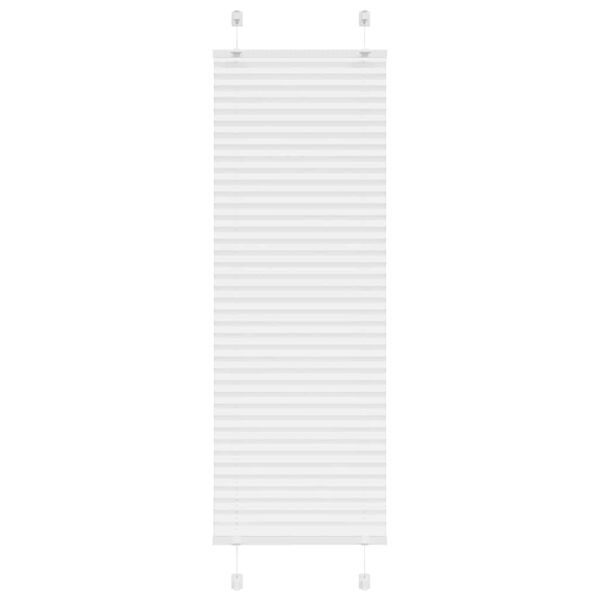 vidaXL plisseeritud ruloo valge 50x150 cm kanga laius 49,4 cm