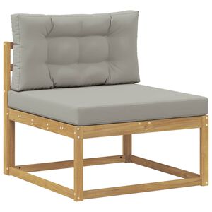 vidaXL V&auml;ljas Keskmine Diivan Pol&uuml;ester Valge