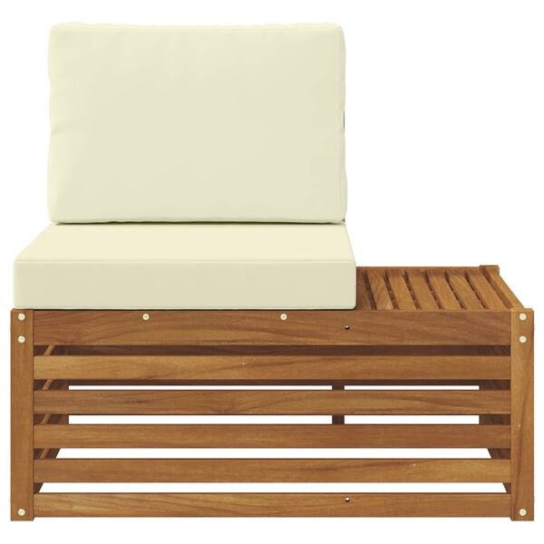 vidaXL V&auml;lim&ouml;&ouml;bel L&otilde;pu Diivan padjaga Neutraalne 91 x 63 x 73 cm