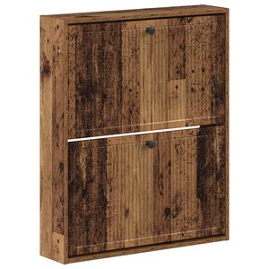 vidaXL Seinale kinnitatav jalan&otilde;ude kapp EDE 71 x 17 x 86 cm Tehispuit