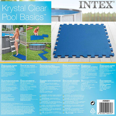 Intex basseini põrandakaitsmed 8 tk 50 x 50 cm sinine