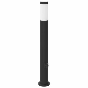 vidaXL pollarvalgusti pistikupesaga 80 cm roostevaba teras IP44