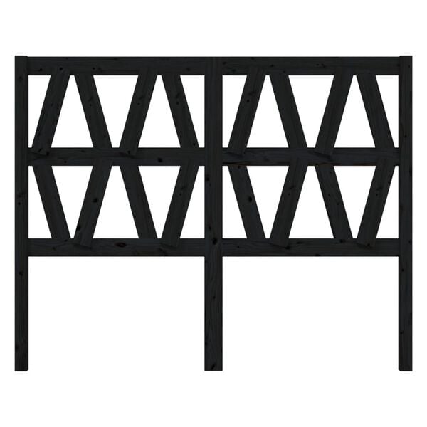 vidaXL voodipeats, must, 166 x 4 x 100 cm, m&auml;nnipuit