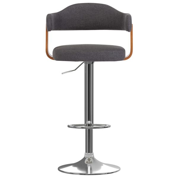 vidaXL baaripukid 2 tk, tumehall, painutatud puit ja kangas