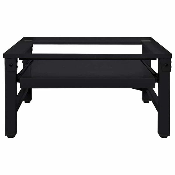 vidaXL Pesumasina pedestal Must 64 x 55 x 32.5 cm Teras