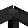 vidaXL Pesumasina pedestal Must 64 x 55 x 32.5 cm Teras