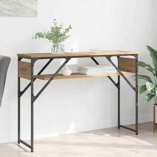 vidaXL KonsolLaud K&auml;sit&ouml;&ouml;puu 105x30x75cm Tehispuit