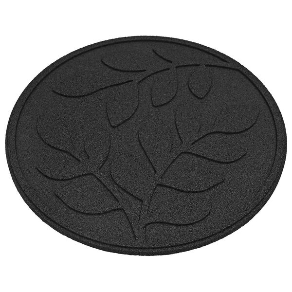 vidaXL Sammukhind 6 pcs Must &Oslash; 44 x 2 cm Kumm