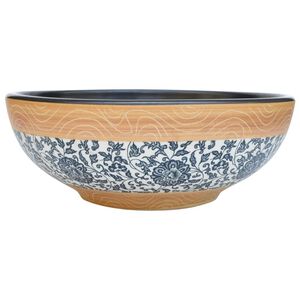 vidaXL valamu t&ouml;&ouml;pinnale, mitmev&auml;rviline, &uuml;mar, &Phi;41x14 cm, keraamiline