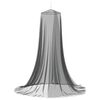 vidaXL S&auml;&auml;sev&otilde;rk voodi jaoks 156 mesh Must ⌀56 x 220 cm Pol&uuml;ester
