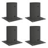 vidaXL &Uuml;mmargune maapinna ankru 4 pcs Antratsiit 15 x 15 x 15 cm
