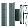 vidaXL Aed koos postiga Roheline 0,8 x 25 m Terased ja PVC