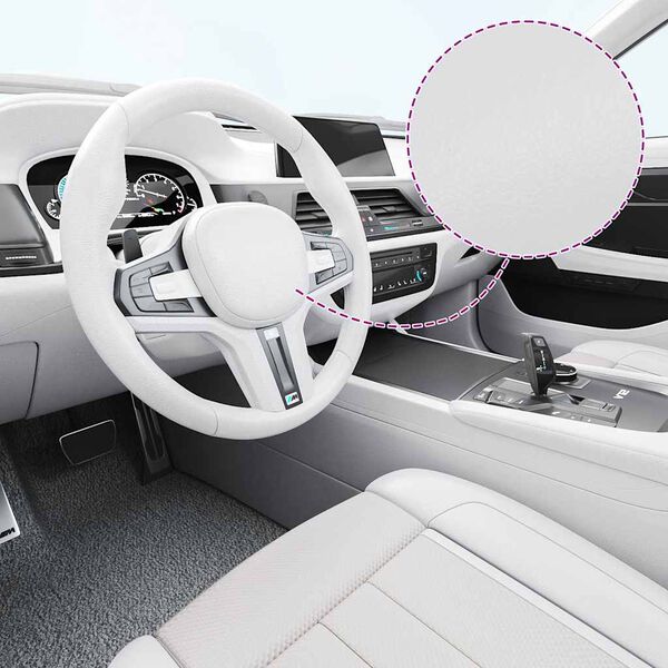 vidaXL autokile, mattvalge, 100 x 150 cm