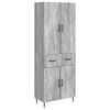 vidaXL Kapi Komplekt 2 pcs Hall Sonoma 66 x 34,5 x 89,5 cm Tehispuit