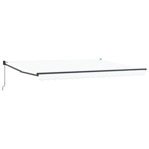 vidaXL Varikatus Valge 450 x 300 x 165 cm Pol&uuml;ester ja metall