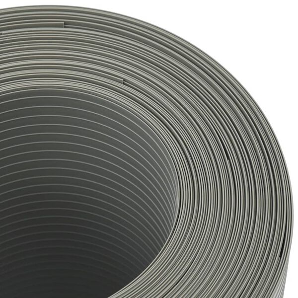 vidaXL aia privaatsuskate 10 tk, kivihall, 252,5 x 19 cm, PVC