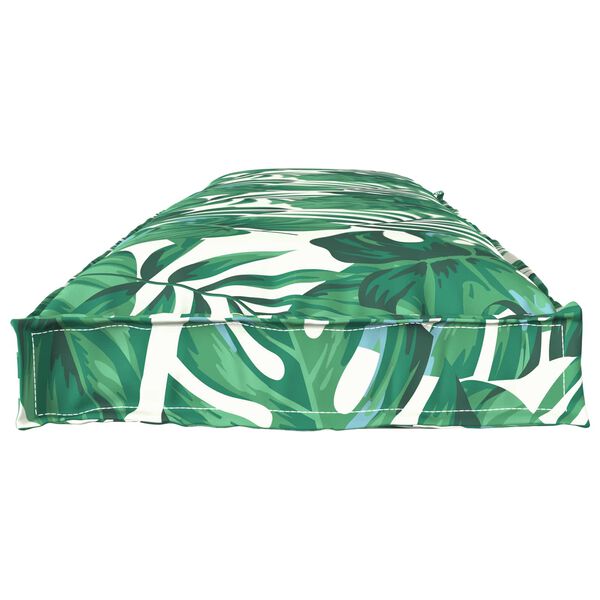 vidaXL Padi Leht Lehe muster 150 x 40 x 8 cm Oxfordi kangas