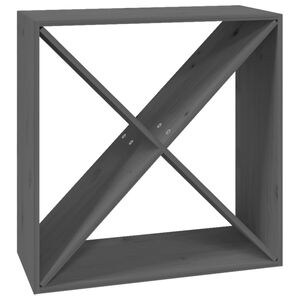 vidaXL veinikapp, hall, 62 x 25 x 62 cm, m&auml;nnipuit