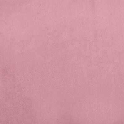 vidaXL päevavoodi, roosa , 60x40x30 cm, samet