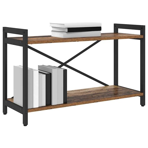 vidaXL Raamatukapp Vana puit 40 x 30 x 85 cm Tehispuit