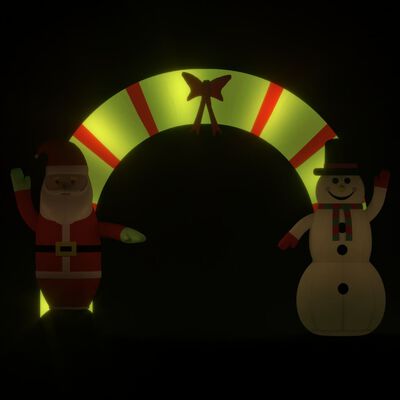 vidaXL täispumbatav jõulu kaarvärav LEDidega 270 cm