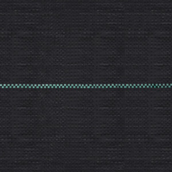 vidaXL umbrohumatt, must, 1 x 100 m, PP