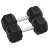 vidaXL hantlid 2 tk, 15 kg, t&auml;ismetallist