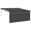 vidaXL K&auml;igukohandatav varikatus Antratsiit 350 x 250 cm