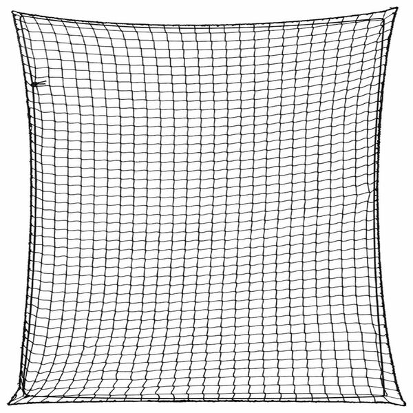 vidaXL haagisev&otilde;rk elastse n&ouml;&ouml;riga, must, 3 x 3 m, PP