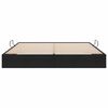 vidaXL Laos voodi madratsiga peaga Must 180 x 200 cm Samet