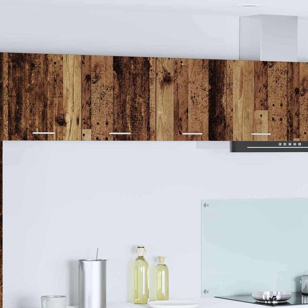 vidaXL Seinakapp ladustamisega Vana puit 80 x 31 x 40 cm Tehispuit