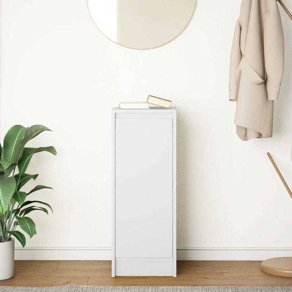 vidaXL puhvetkapp, valge, 29,5x34x76 cm, tehispuit