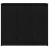 vidaXL puhvetkapp, must tamm, 85x34x76 cm, tehispuit