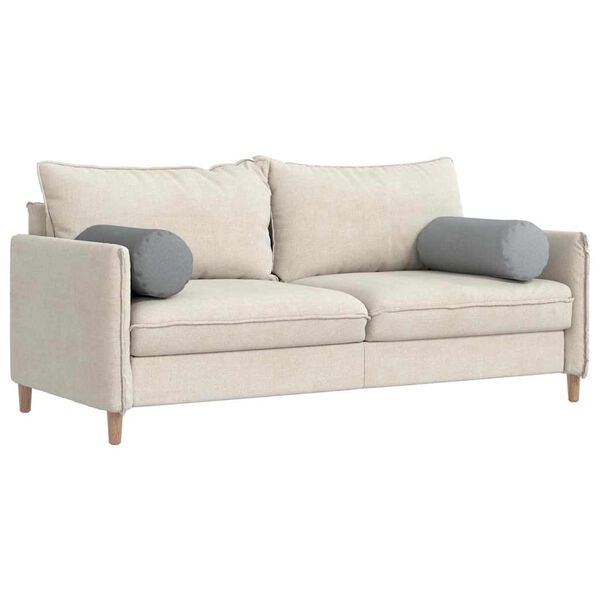 vidaXL Padjad 2 pcs Helehall &Oslash; 25 x 70 cm kangas