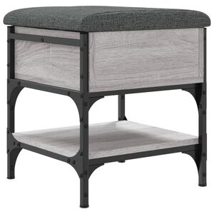 vidaXL jalatsipink, hall Sonoma tamm, 42 x 42 x 45 cm, tehispuit