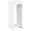 vidaXL Taimede alus Valge 30 x 30 x 80 cm T&ouml;&ouml;deldud puit