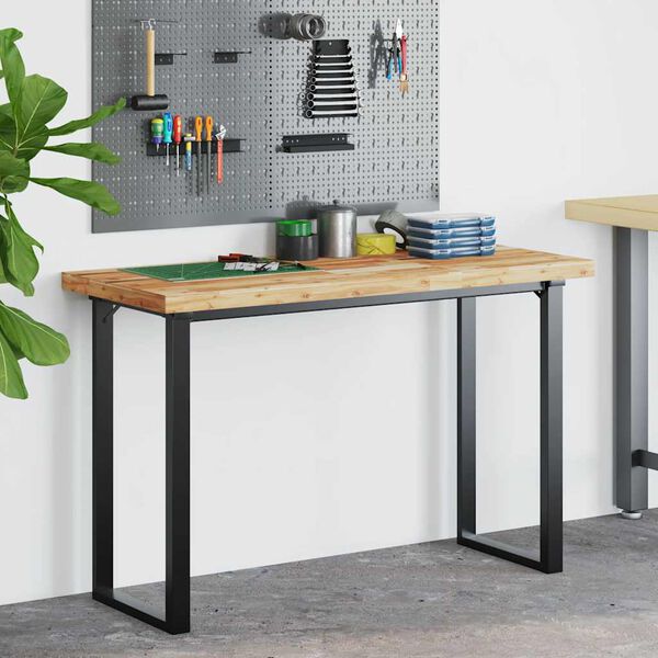 vidaXL kirjutuslaua plaat, 140x60x4 cm, &otilde;liviimistlusega akaatsiapuit